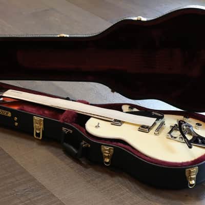Unplayed! 2020 Gretsch G6128TDS-PE-LIV Player’s Edition Jet Lotus Ivory DS w/ Bigsby + COA OHSC image 21