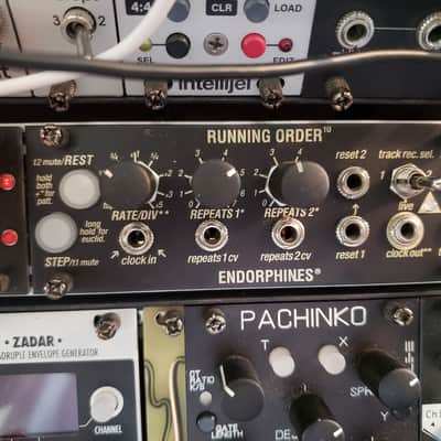 Endorphin.es Running Order 1U Eurorack Synth Module 2022 - Present - Black image 1