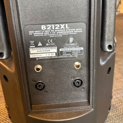 Pair of Behringer Eurolive B212XL w/ Road Case image 4