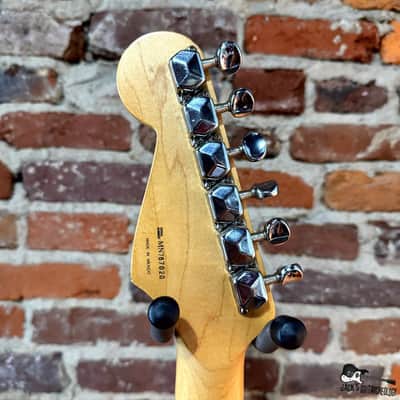 Squier MIM Stratocaster HSS Electric Guitar (1997 - Black) image 11