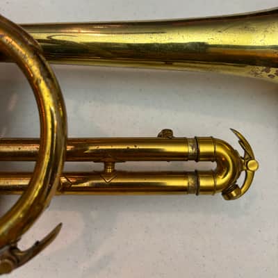 King HN White Cleveland Cornet Early 1950's - Lacquer image 8
