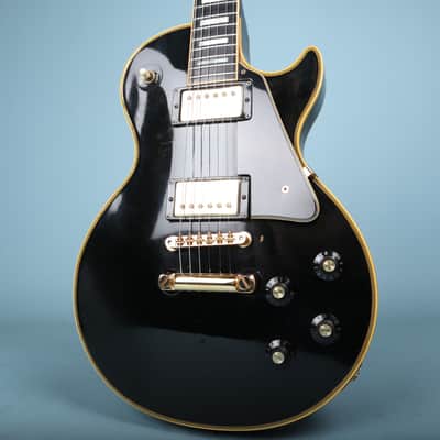 1973 Gibson Les Paul Custom Ebony Black Beauty *Headstock Repair* image 1