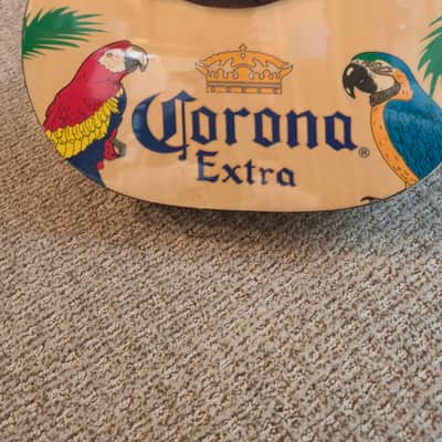 Wild and Crazy "Parrot Head" Guitar! Plays Great - Read image 4
