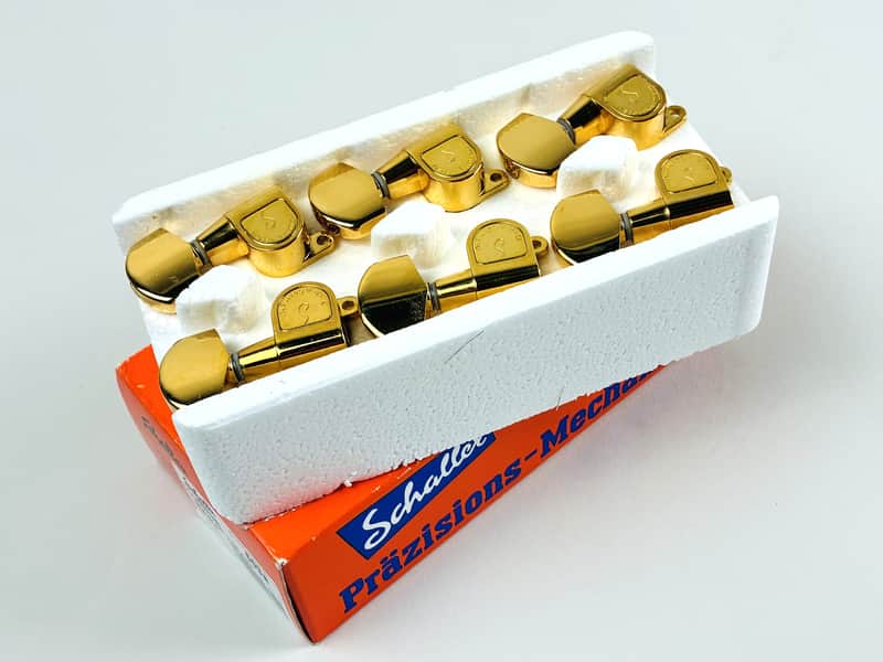 Schaller Vintage M6Ga Gold Tuners NOS w/ Original Box – Made in Germany 80s image 1