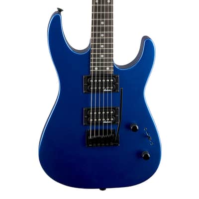 Used Jackson JS Series Dinky JS12 Guitar - Metallic Blue w/Amaranth FB image 1