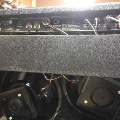 1974 Fender Twin Reverb Silverface 100-Watt 2x12 Combo – Serviced, Original Transformers, Footswitch image 11