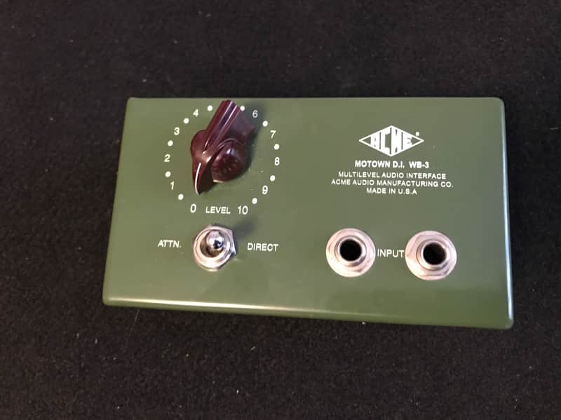 Acme Audio WB-3 Motown DI Direct Box image 2