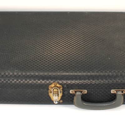 Ampeg or Burns Guitar Case • 1960's • Blue Diamond Tolex image 1
