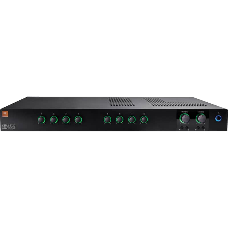 JBL CSMA 2120 Drivecore 8-Input Commercial Series Mixer / Amplifier image 1