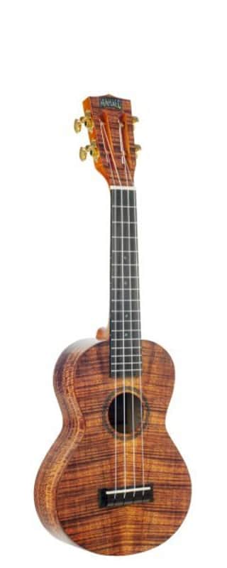 Mahalo #MA2KA - Artist Elite Series Photo Flame Koa Concert Ukulele With Bag, Matt Finish image 1