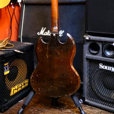 1971–1972 Gibson SG-200 Walnut Vintage Electric Guitar USA | Reverb