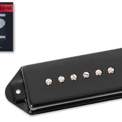 Seymour Duncan JARED JAMES NICHOLS Dog Ear Bridge JJN P90 Silencer - Black ( w/ 1 FREE Set of Strings ) image 1