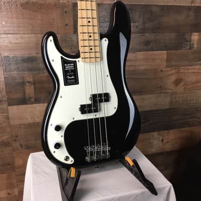 Fender Player Precision Bass LEFTY Black with Maple Fretboard, Free Ship, 433 image 2