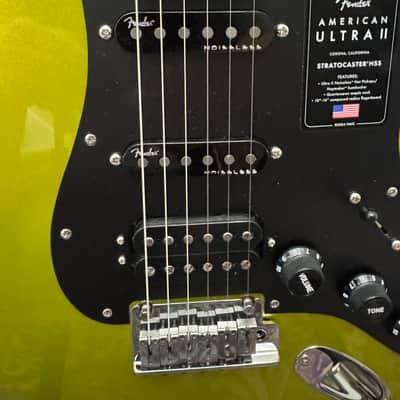 Fender American Ultra II Stratocaster HSS 2024 - Solar Flare with Ebony Fretboard - UNUSED-UNREGISTERED-MIINT! image 9