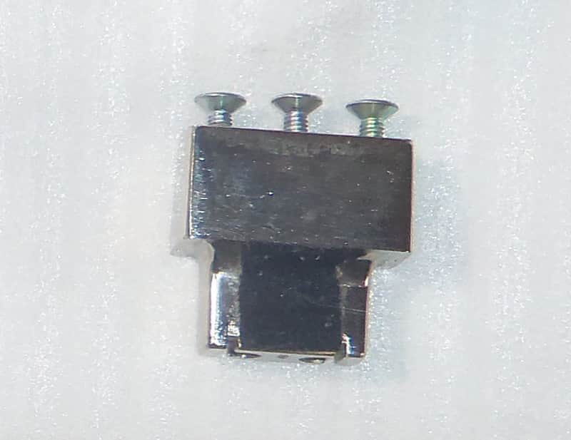 Ibanez® ZR Bridge Block~Ibanez S Series~With 3 Bridge Plate Mounting Screws~Used image 1