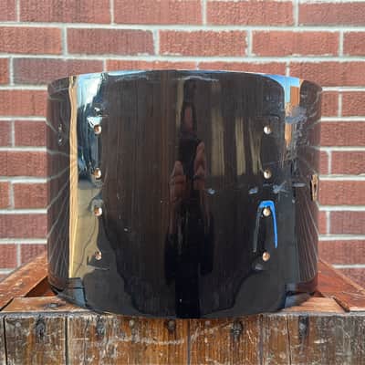 1960s Ludwig 9x13 Pre-Serial Super Classic Tom Drum Shell Black image 5