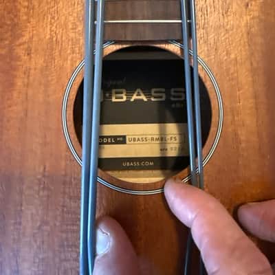 Kala RMBL-FS U-Bass Rumbler Fretted Acoustic Electric Ukulele Bass 2010s - Satin Brown image 2