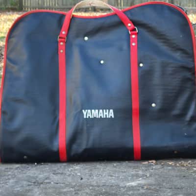 Yamaha CS80 Gig Bag/hardware case RARE ORIG IN EX COND! 70s - Red/black image 4