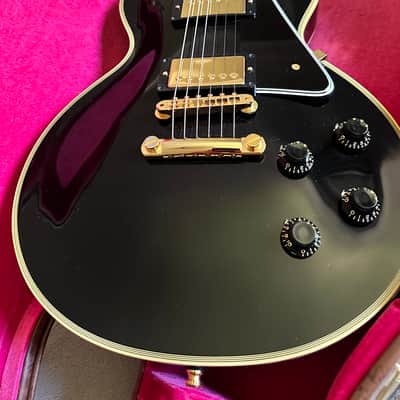 Gibson Made 2 Measure 1957 Les Paul Custom 2019 - Gloss Black image 3
