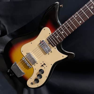 Kapa Continental 12 String Guitar - All Original - Hofner 511 Humbucker Pickups - Modern Faux Tweed Hard Case - 1966 image 12
