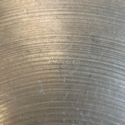 Vintage Zildjian 18" 1960's A Sizzle Ride - 1580g (video demo) image 3
