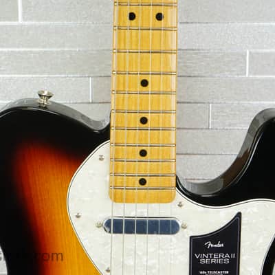 Fender Vintera II '60s Telecaster Thinline with Maple Fretboard - 3-Color Sunburst image 3