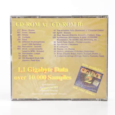 Gigapack Sound Vision Vol. 1&2 CD-ROM for Roland Samplers #34388 image 4