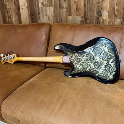 Fender Custom Shop Limited `64 Black Paisley Jazz Bass Relic image 14