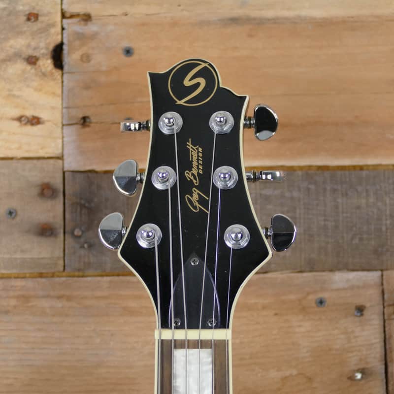 Samick JZ-1 Greg Bennett Hollow Body - Gloss Black W/Case | Reverb