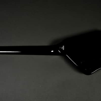 BootLegger Guitar Spade Black Headless With Stiletto  Case & Flask image 13