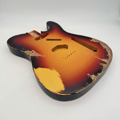 MJT Telecaster Body Alder Relic Nitro Light MJT5445 image 3
