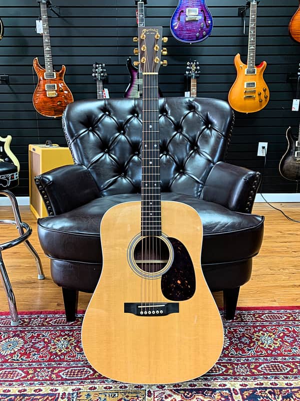 Martin Custom MMV Dreadnought Acoustic Guitar Natural image 1