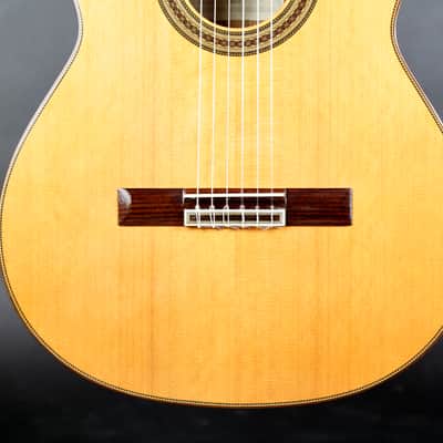 Juan Hernandez Sonata Classical Guitar Handmade in Spain 2015, Solid Cedar, Solid Mango Back image 4