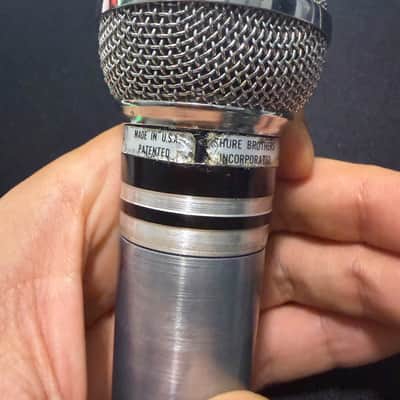 Shure vintage565 Unisphere I Dynamic Microphone - Made in USA (The Woodstock Mic) 1960-1970 - grigio image 9