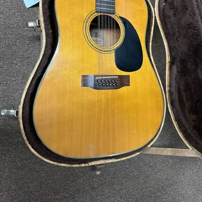 Used Vintage Alvarez 5021 Natural 12 String Acoustic Guitar w/ Hard Case MIJ JAPAN image 2