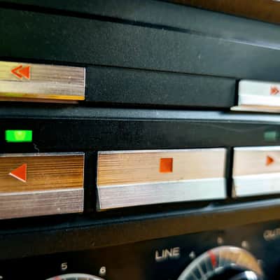 TEAC X-2000R 1/4", 4 track - [SUPERB!!] - Refurbished ($400!), with takeup reel, original NAB hubs, extra 10.5" reel image 6