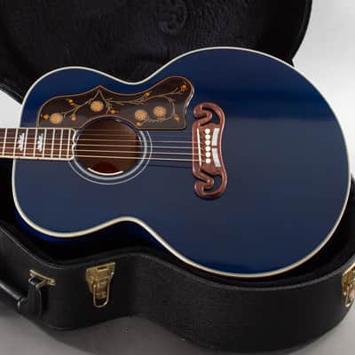 2015 Gibson Custom Shop Limited Edition SJ-200 – Trans Blue | OHSC + COA | Rare image 1
