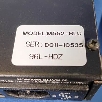 JBL M522 - 2-Way Stereo or 3-Way Mono Rack Mount Electronic Crossover - Black image 10