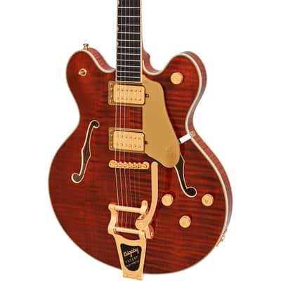 Gretsch Broadkaster LX Figured Center Block Electric Guitar - Bourbon Stain image 1