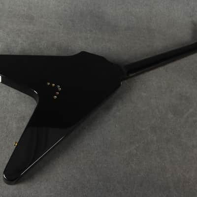 Vintage VV60 V Shape Guitar - Black - 2nd Hand image 14