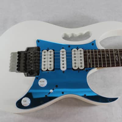 Blue Mirror Front route HSH Pickguard fits* Ibanez (tm) Jem JR image 1