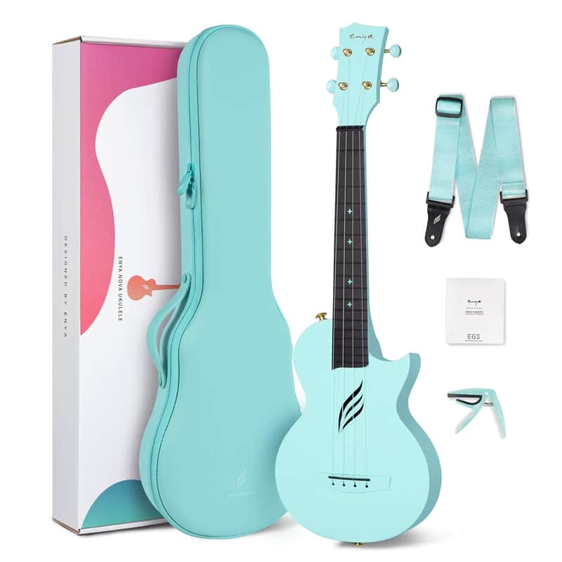 2025 Unbranded Concert Ukulele Nova U 23 Cutaway Carbon Fiber...