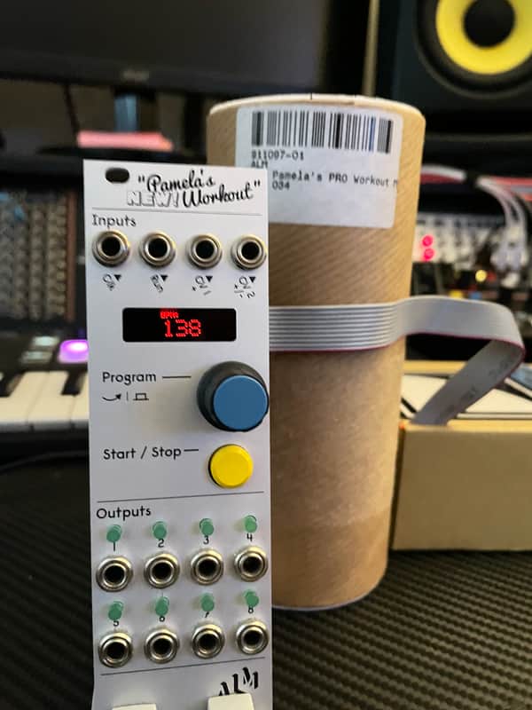 ALM/Busy Circuits ALM017 Pamela's NEW Workout Master Clock & Modulator Eurorack Synth Module 2017 - Present - Silver