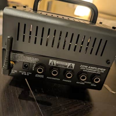 Joyo banTamP xL Zombie II 2-Channel 20-Watt Bluetooth Guitar Amp Head 2020 - Present - Black image 4