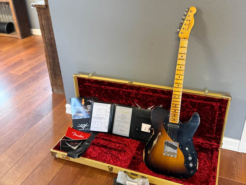2019 Fender Custom Shop Loaded Thinline Nocaster Relic