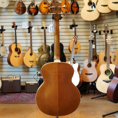 Guild Jumbo Junior Bass Westerly Collection Sitka/Maple Acoustic-Electric Short Scale Bass image 6
