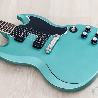 2023 Gibson Custom Shop 1963 SG Special Murphy Lab Light Aged Inverness Green w/ Case, Tags & CoA image 9