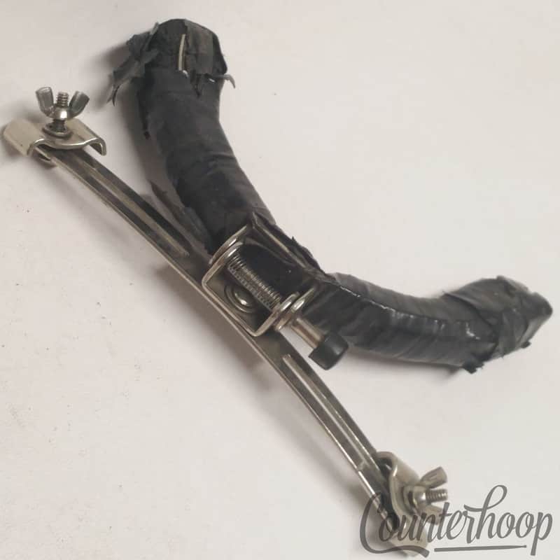 *Ludwig Marching Snare Drum T-Rod Harness Mount Nickel Vintage 50s Parade USA* image 1
