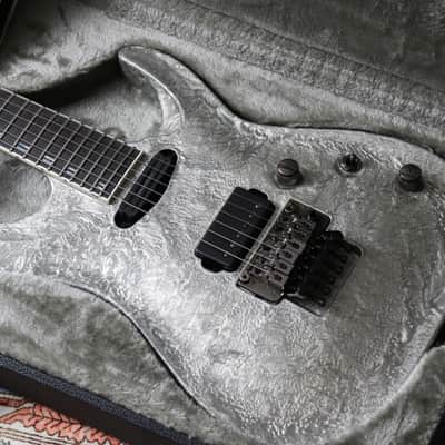ESP MIJ Original Horizon 1 Limited Edition "Liquid Metal Silver + Ebony" (2025) image 2