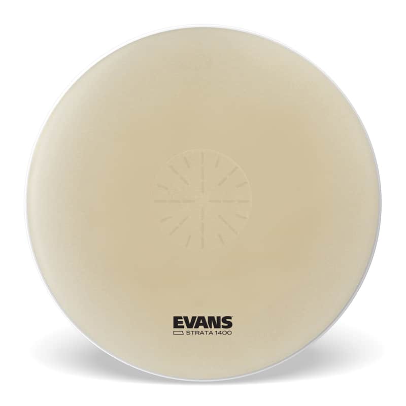 Evans Strata 1400 Power Center Reverse Dot Concert Bass Drum Head, 36 Inch image 1